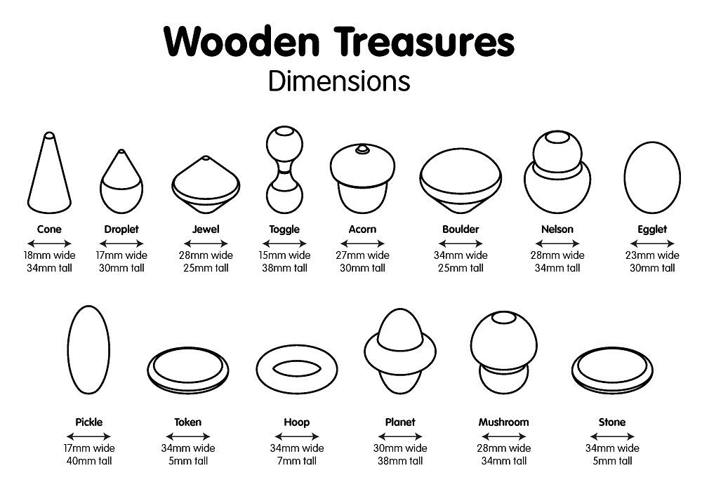 Wooden Treasures Super Set - Pk420 74049 (Direct Shipping) - Little Whispers