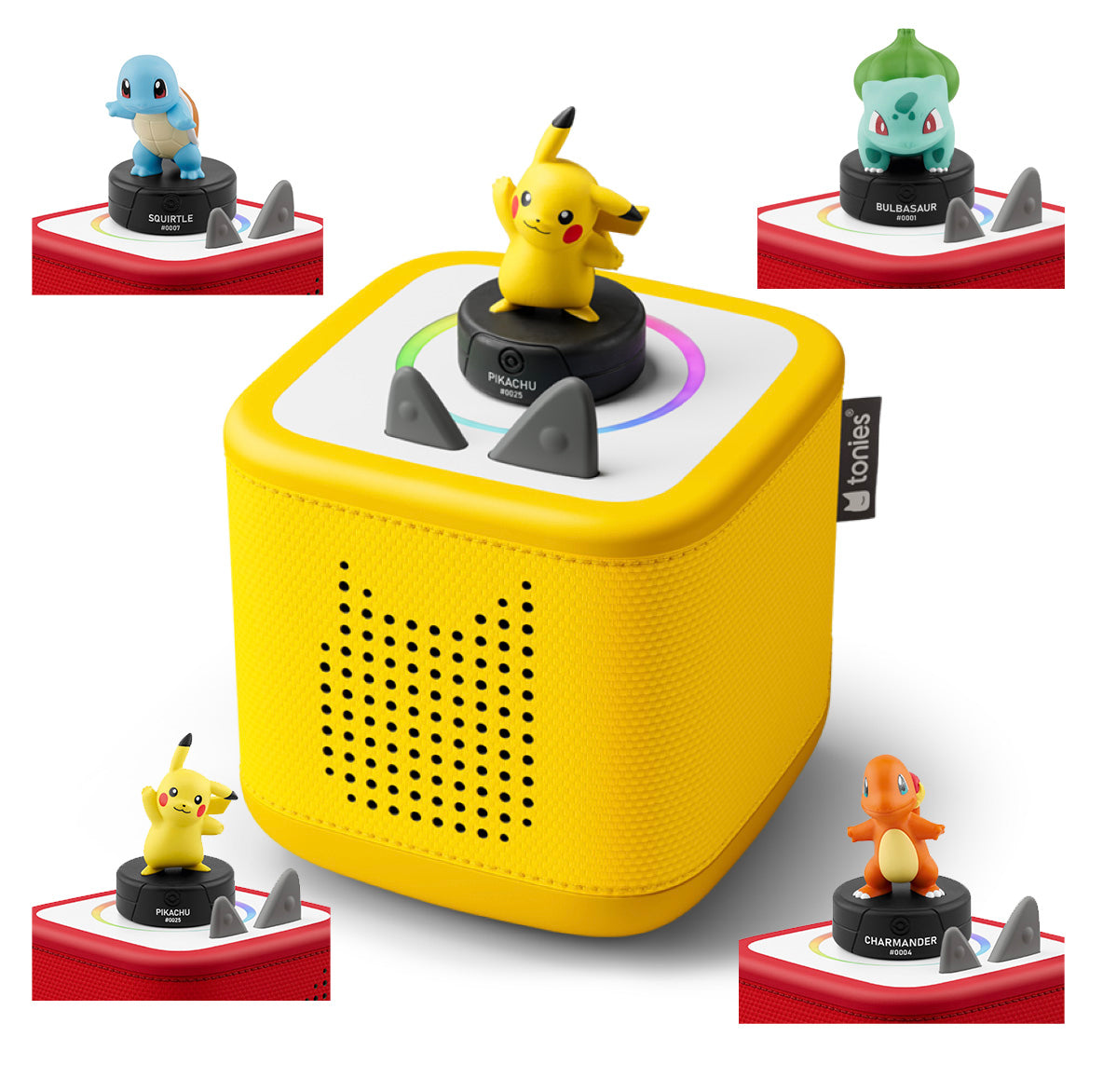Toniebox 2 Pikachu Tonie Bundle with 3 Characters