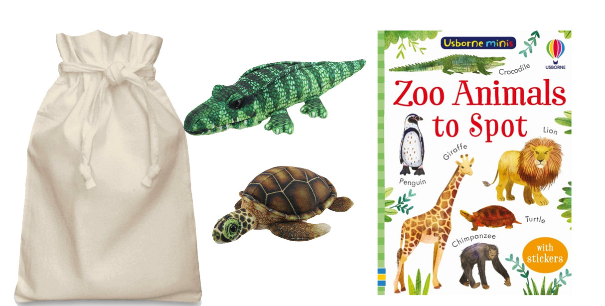 Zoo Animals to Spot Story Sack with Little Creatures