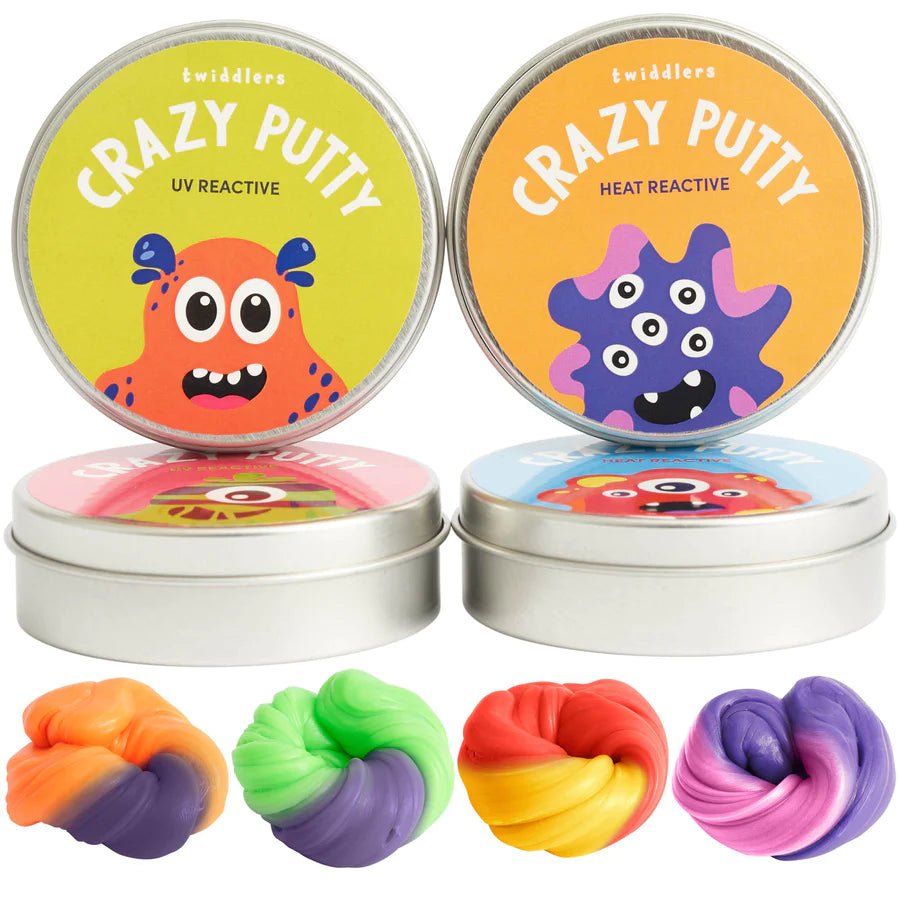 4 Pack Colour Changing Slime Large Putty Pots - Little Whispers