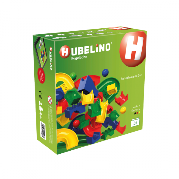 Hubelino Marble Run Expansion Set , 55 Pieces (Direct Shipping)
