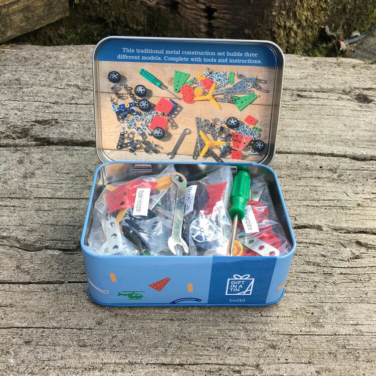 Apples To Pears Gift In A Tin Mini Mechanic Construction Set - Little Whispers