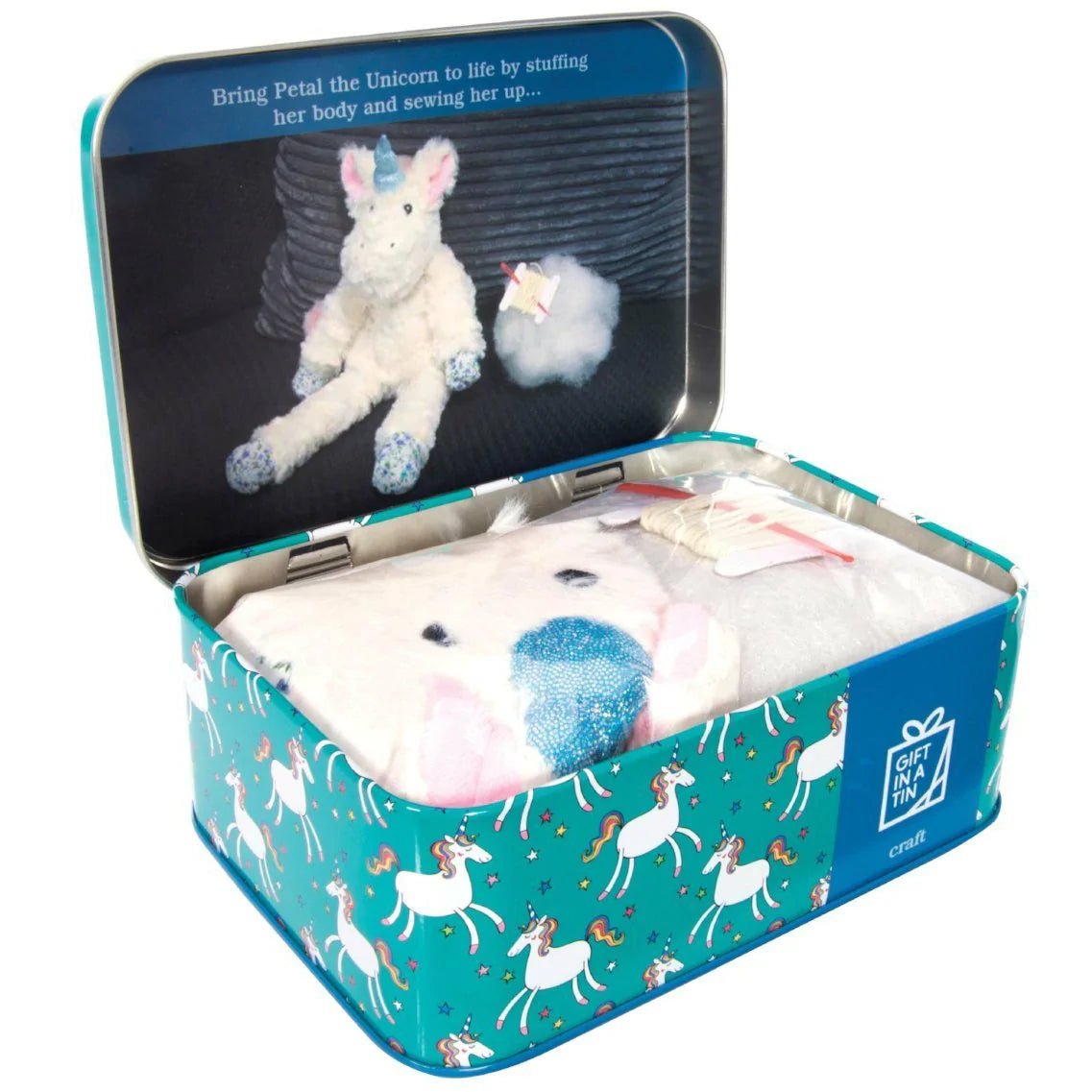 Apples To Pears Gift In A Tin Petal The Unicorn - Little Whispers