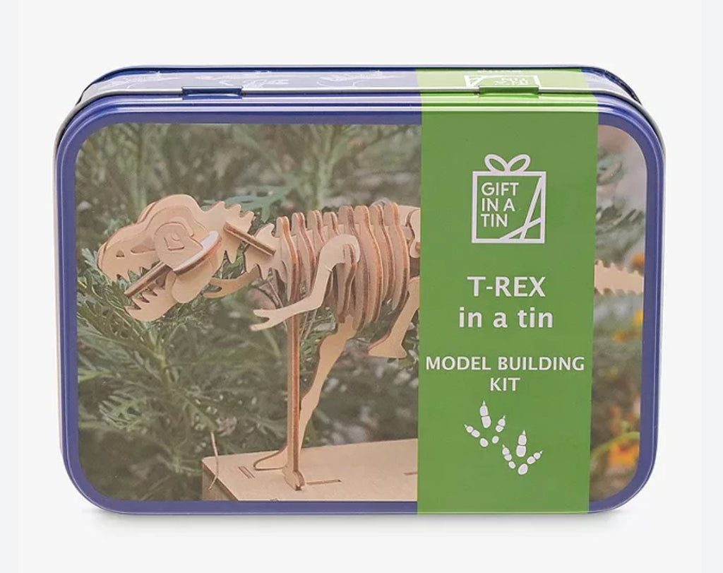 Apples To Pears Gift In A Tin T-Rex model building kit - Little Whispers
