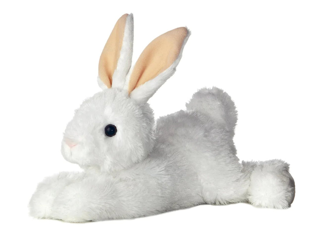 Aurora Flopsies White Bunny Soft Toy - Little Whispers