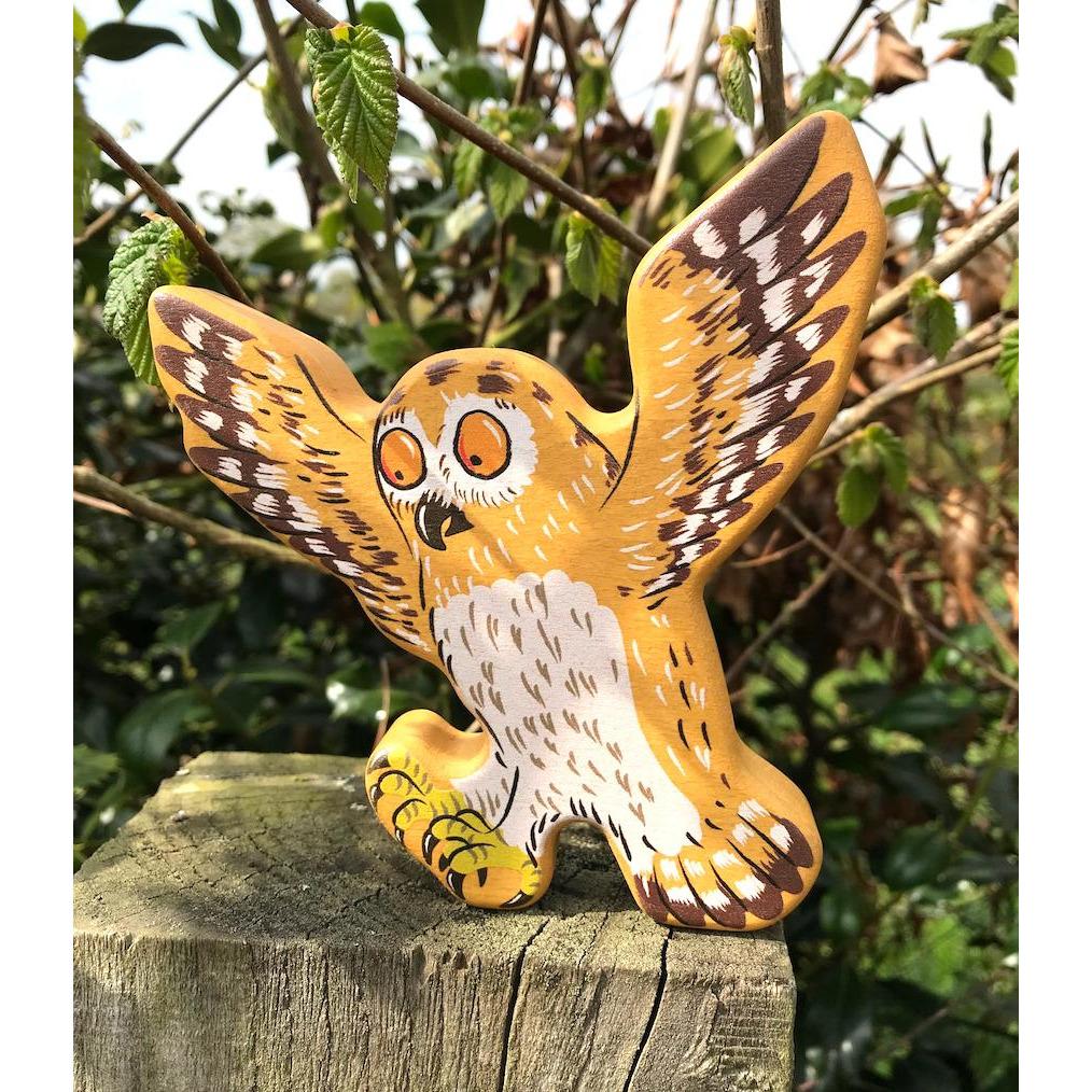 Bajo Wooden Figure - Owl - Little Whispers