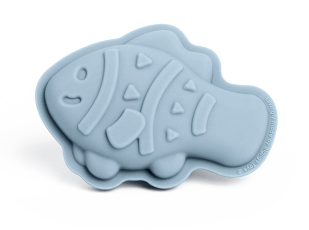 Bigjigs Silicone Sand Moulds Dove Grey - Little Whispers