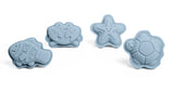 Bigjigs Silicone Sand Moulds Dove Grey - Little Whispers