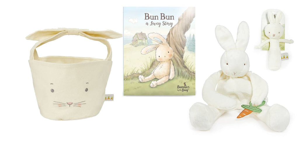 Bunnies by the Bay Bunny Gift Basket - Little Whispers
