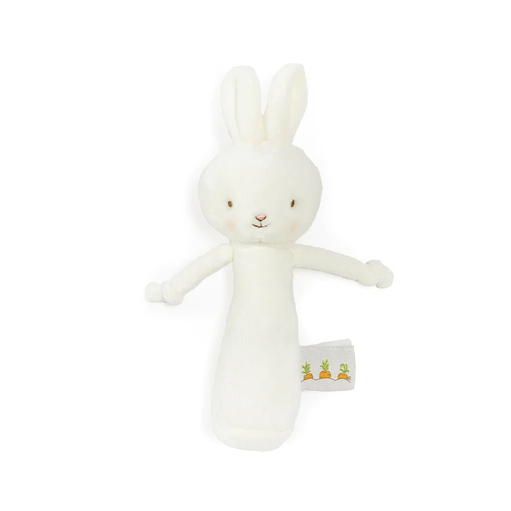 Bunnies by the Bay Friendly Chime White Bunny Rattle - Little Whispers