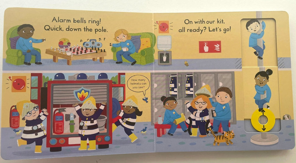 Busy Fire Station Board Book - Little Whispers
