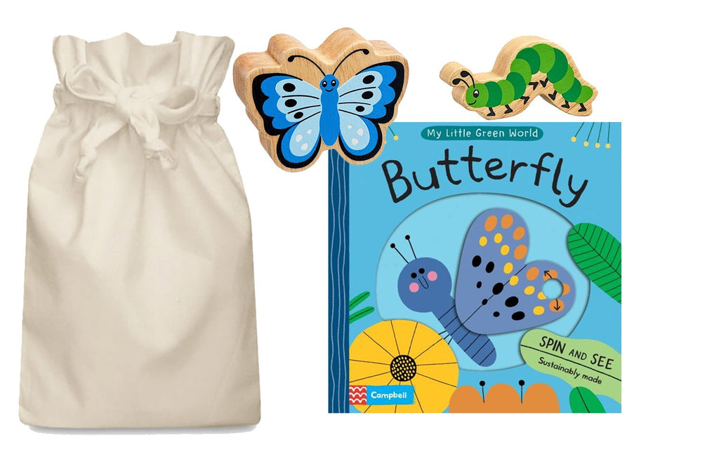 Butterfly Story Sack with Lanka Kade or Puppet Company - Little Whispers