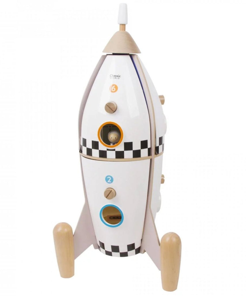 Classic World Large Wooden Rocket - Little Whispers