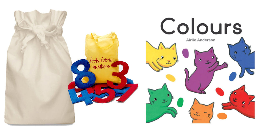 Colours and Numbers Educational Story Sack - Little Whispers