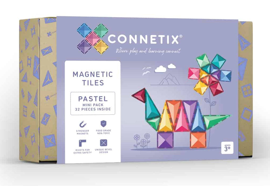 Connetix Pastel Mini Pack 32 pc - Little Whispers