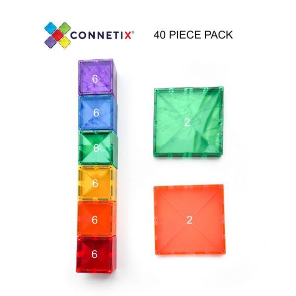 Connetix Tiles Expansion Pack 40 Piece - Little Whispers