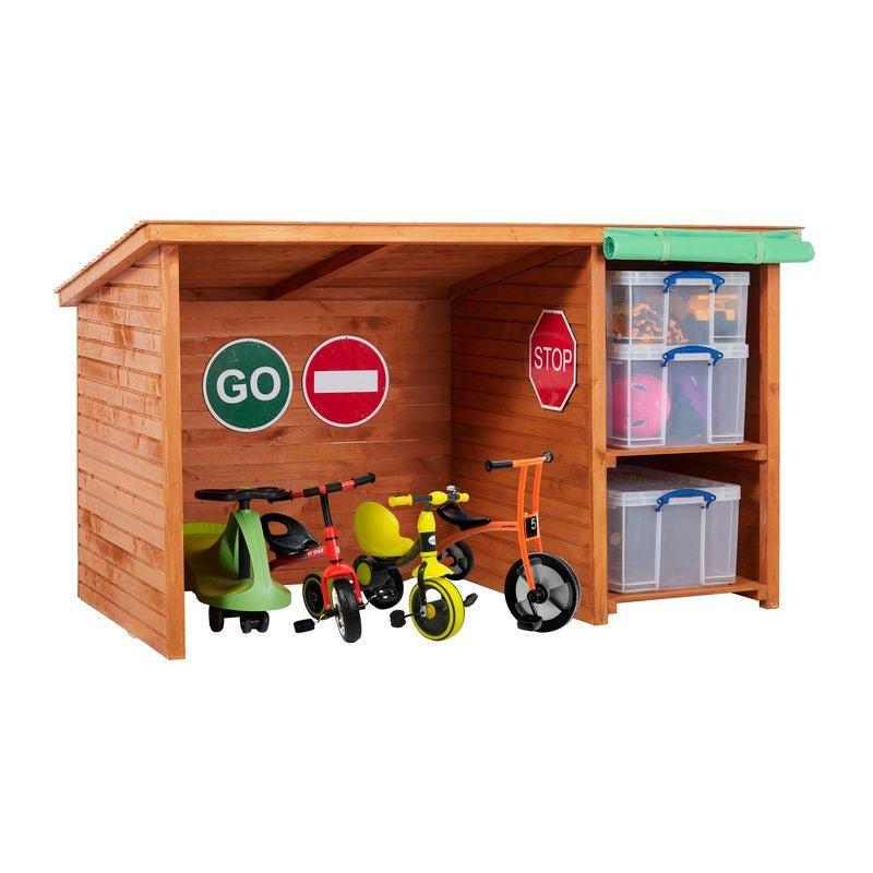 Cosy Bike Shed With Storage (Direct Shipping Item) - Little Whispers