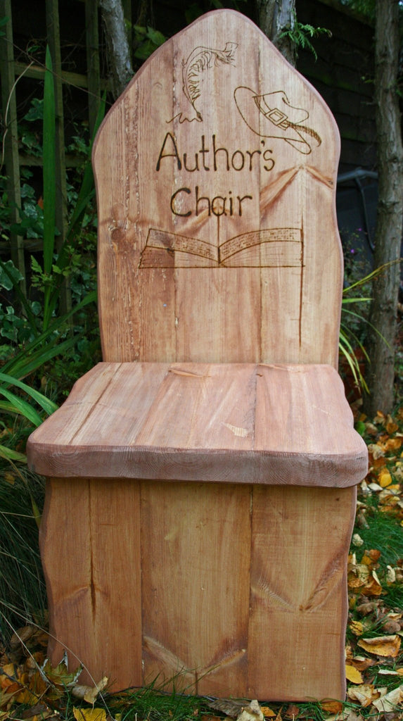 Cosy Burnished Authors Chair And Instructions (Direct Shipping Item) - Little Whispers