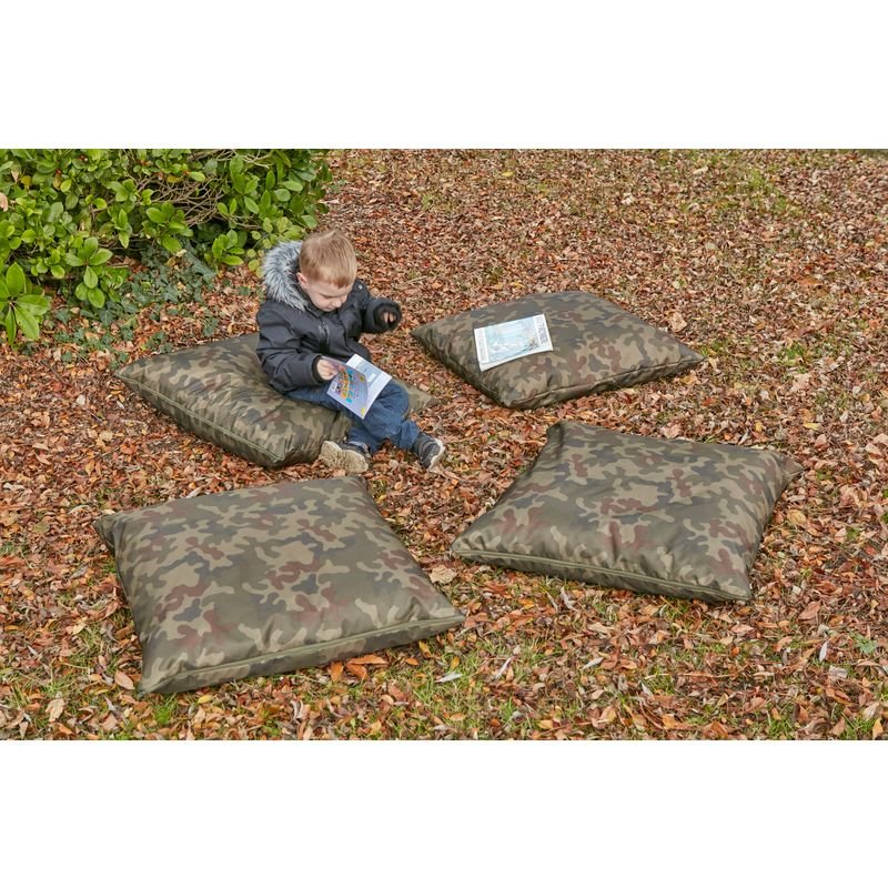 Cosy Camo Cushions Large (4pk) (Direct Shipping Item) - Little Whispers