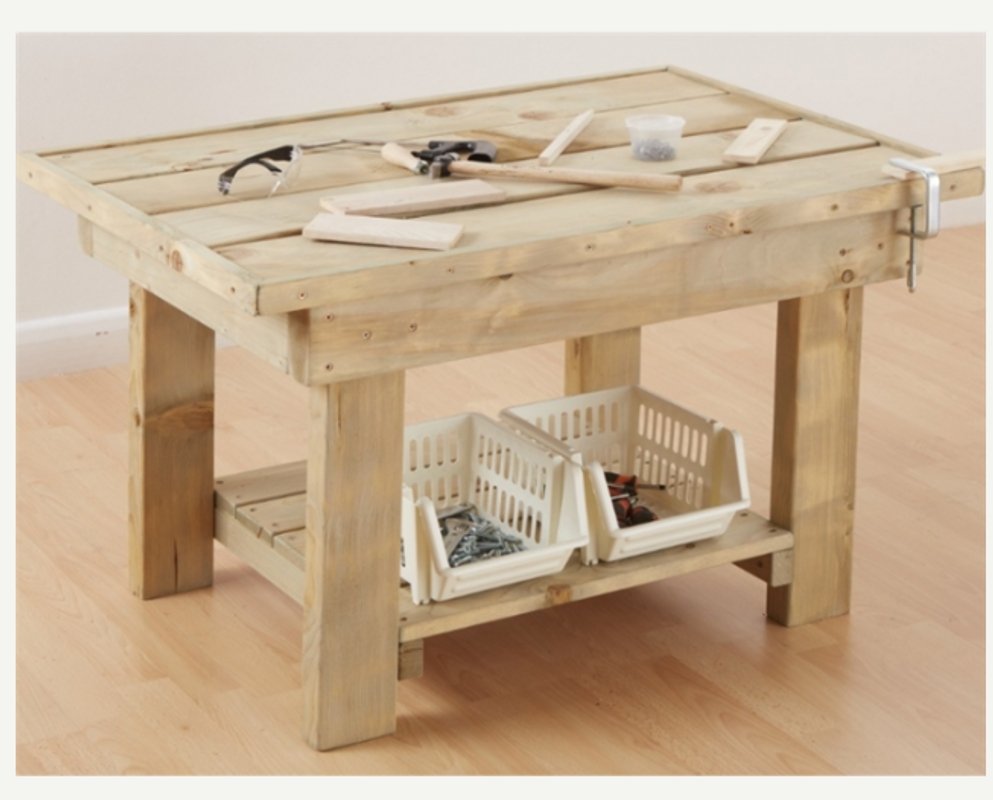 Cosy Chunky Monkey Woodwork Bench (Ks1) (Direct Shipping Item) - Little Whispers