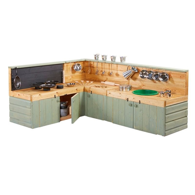 Cosy Country Green Corner Kitchen (Direct Shipping Item) - Little Whispers