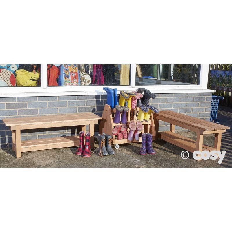 Cosy Outdoor Shoe Benches (2pk) (Direct Shipping Item) - Little Whispers