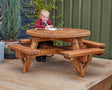Cosy Round Picnic Bench For 8 (Direct Shipping Item) - Little Whispers