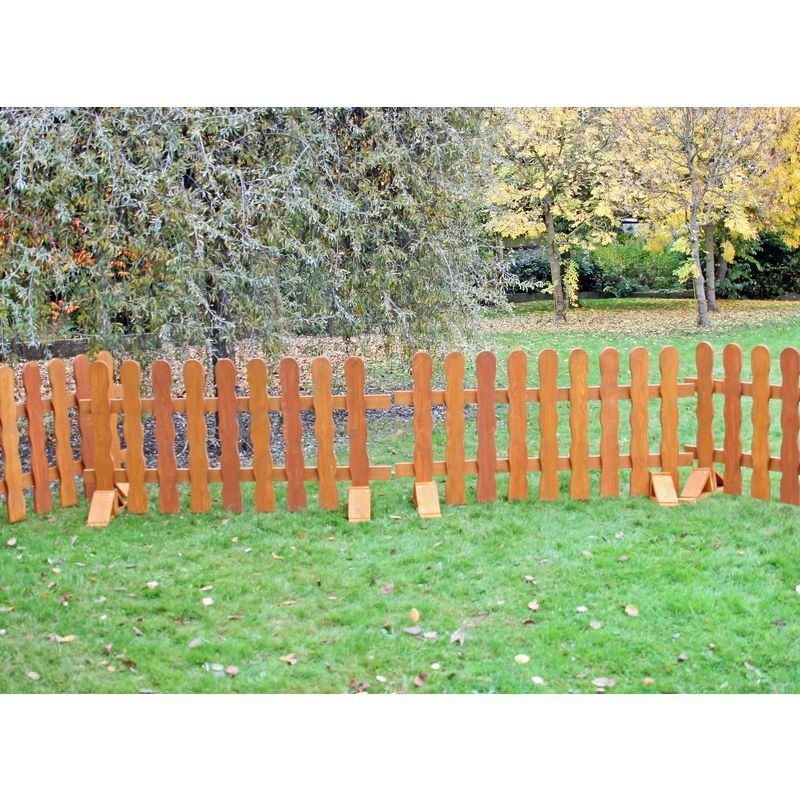 Cosy Rustic-Style Fencing (4pk) (Direct Shipping Item) - Little Whispers