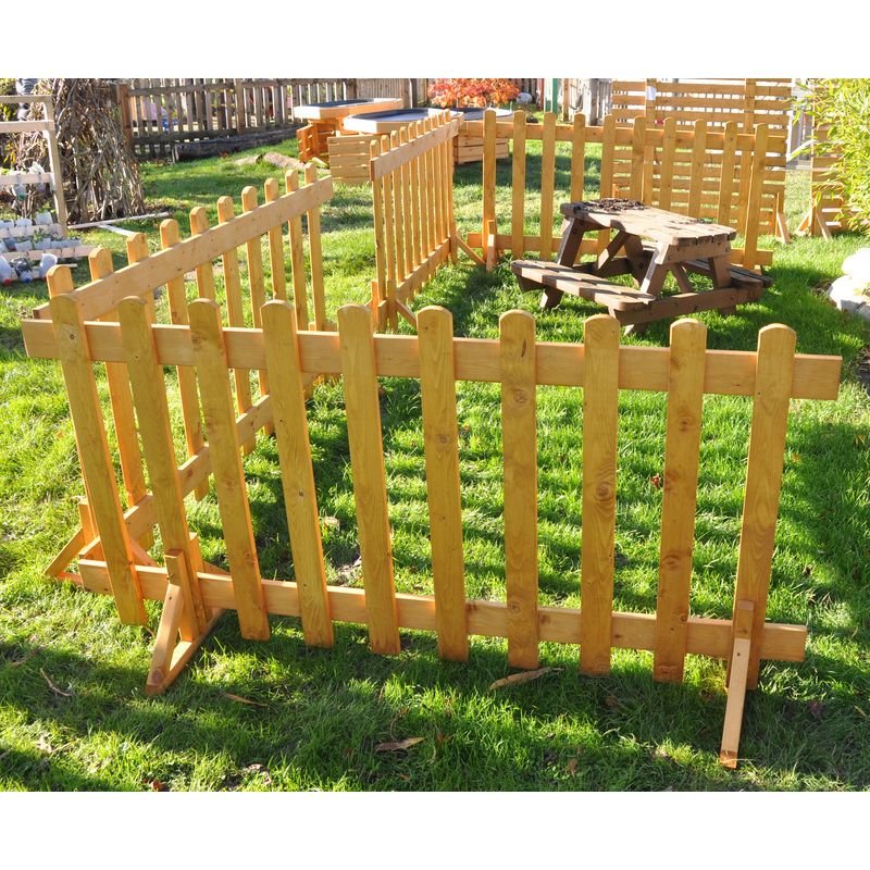 Cosy Self Standing Picket Fence (Set Of 4) + 8feet (Direct Shipping Item) - Little Whispers