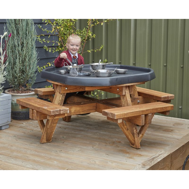Cosy Tuff Spot Friendly Picnic Bench (8 Seats) (Direct Shipping Item) - Little Whispers