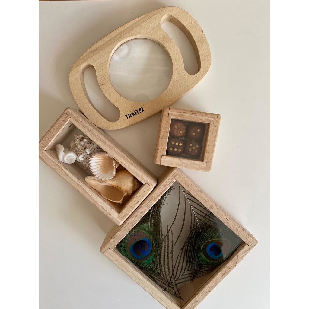 Easy Hold Wooden Magnifying Lens - Little Whispers