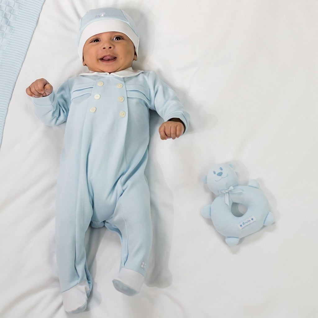 Emile et Rose Boys Sleepsuit and Hat - Little Whispers 