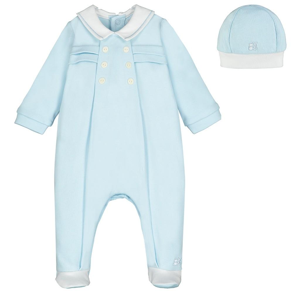 Emile et Rose Boys Sleepsuit and Hat - Little Whispers 