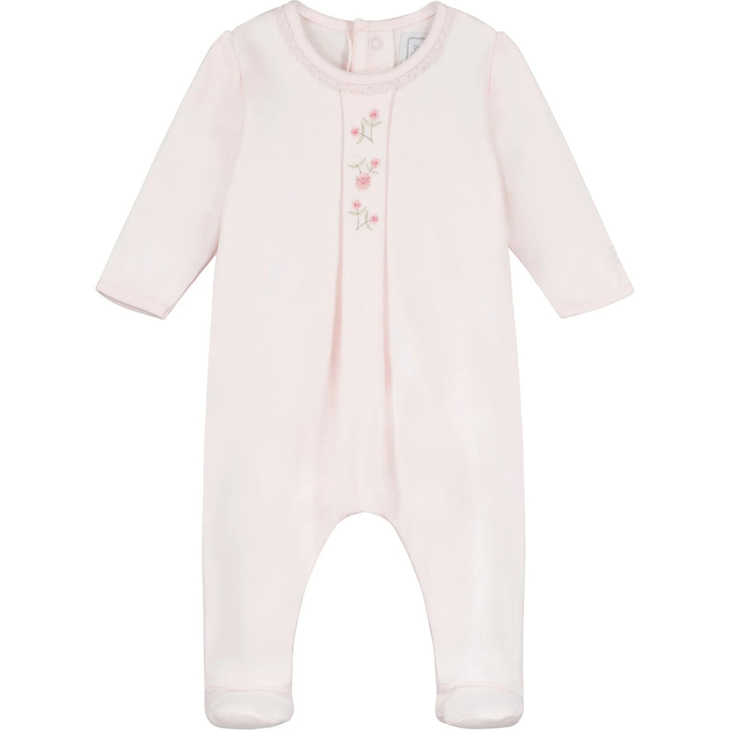 Emile Rose Girls Delta Pink Sleepsuit 2539PP - Little Whispers