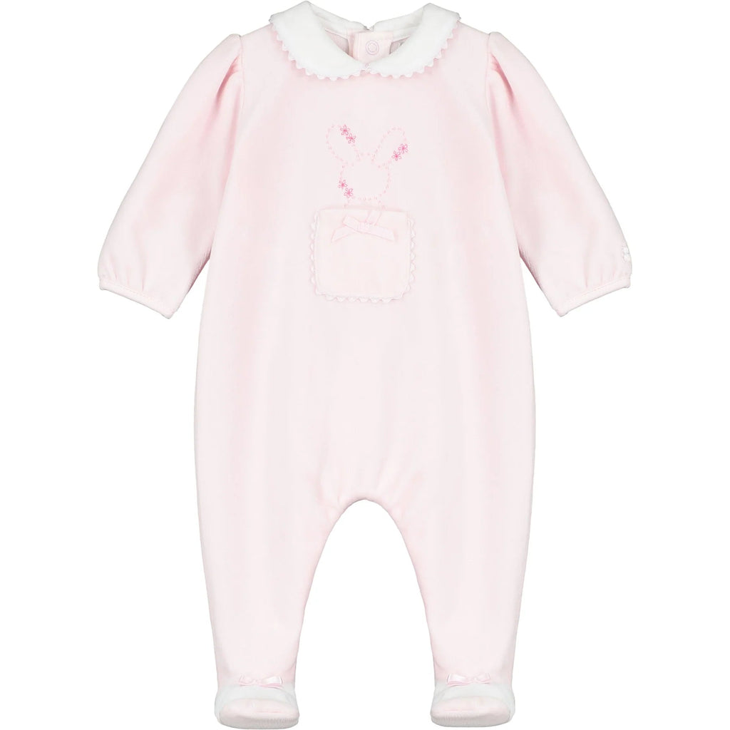 Emile Rose Girls Pink Babygrow 2516pp - Little Whispers