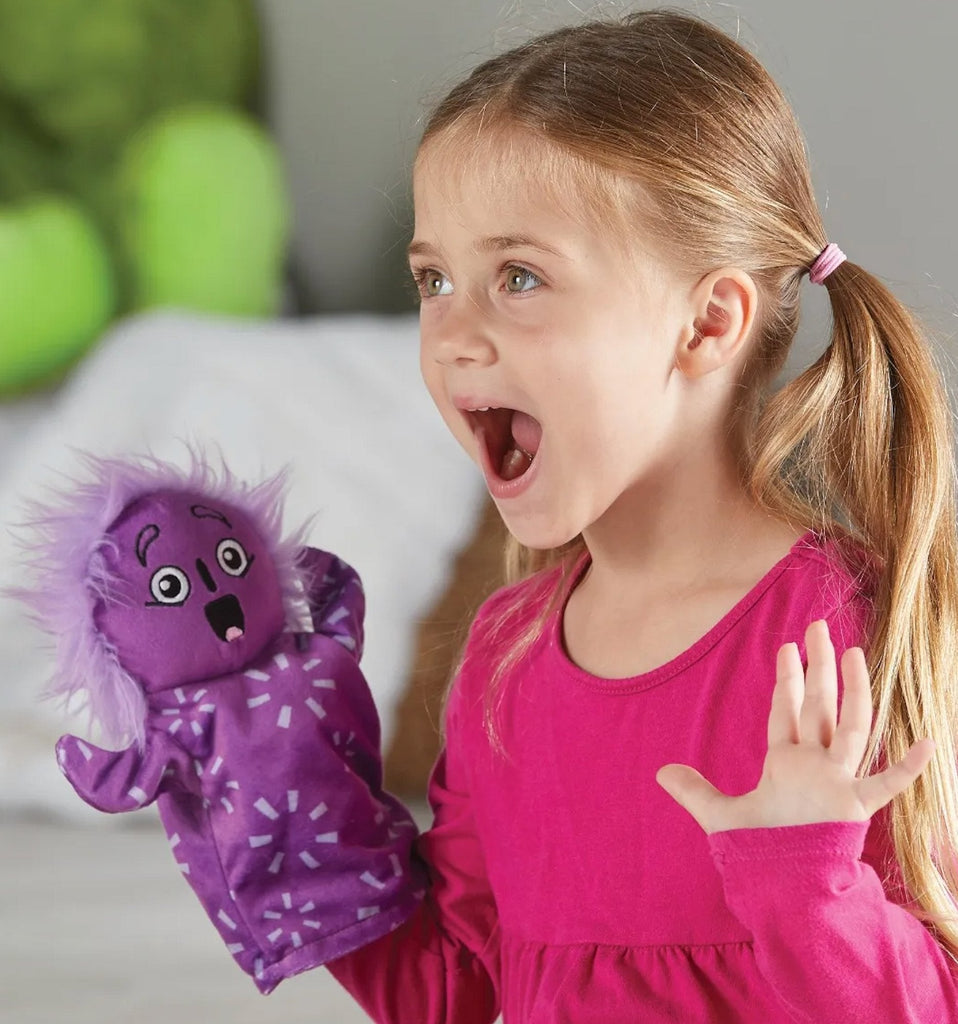 Emotions Sensory Hand Puppets - Little Whispers