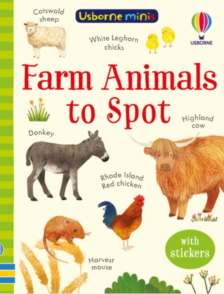 Farm Animals to Spot Paperback Book - Little Whispers