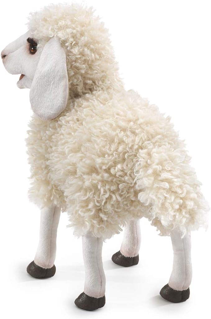 Folkmanis Wooly Sheep Hand Puppet (Pre-Order) - Little Whispers