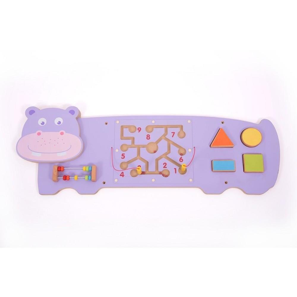 Hippo Activity Wall Panel - Little Whispers