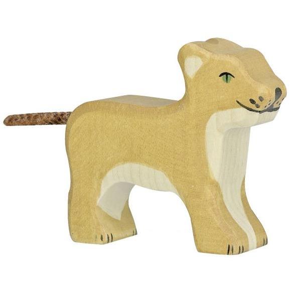 Holztiger Small Wooden Lion 80141 - Little Whispers