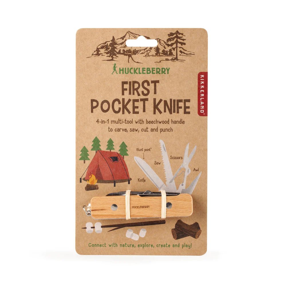 Huckleberry My First Pocket Knife (Coming Soon) - Little Whispers