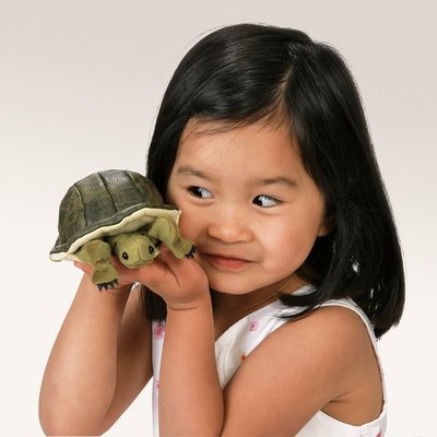 I Turtley Love You Story Sack with the Folkmanis Turtle Puppet - Little Whispers
