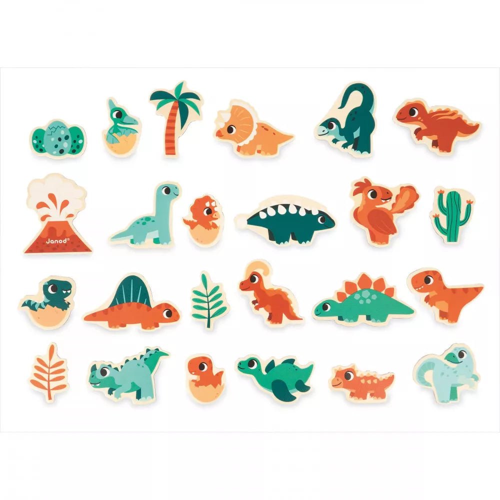 Janod Dino Magnets 24 Pieces J05839 - Little Whispers