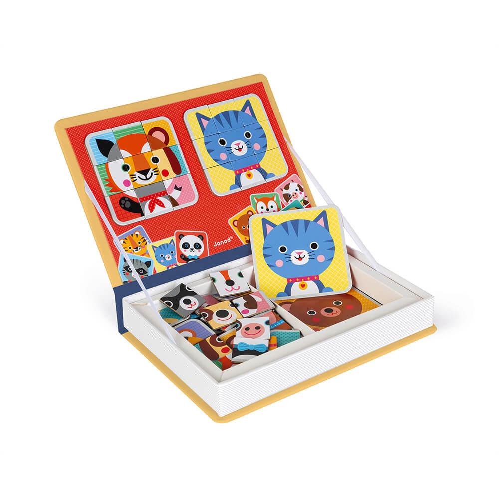 Janod Magnetic book Mix & Match Animals - Little Whispers