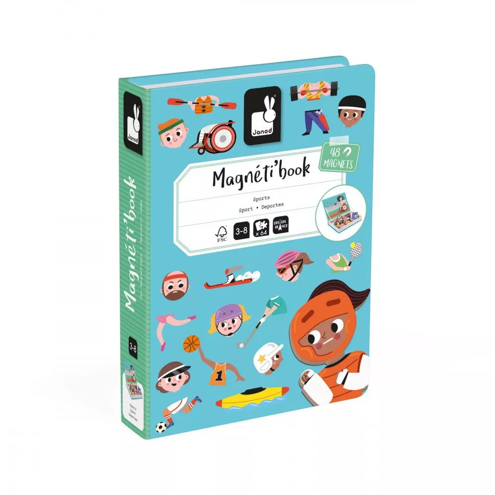 Janod Sports Magnetic Book - Little Whispers