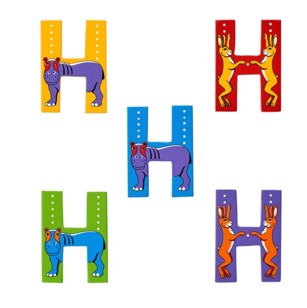 Lanka Kade Wooden Animal Letter H - Little Whispers