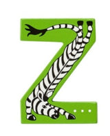 Lanka Kade Wooden Animal Letter Z - Little Whispers