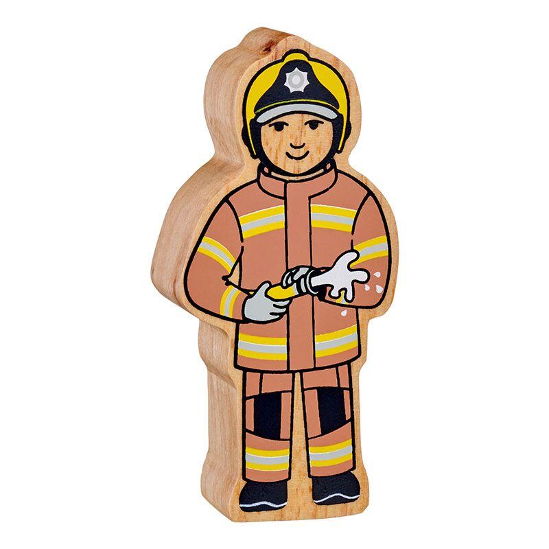 Lanka Kade Wooden Figure - Fireman - Little Whispers