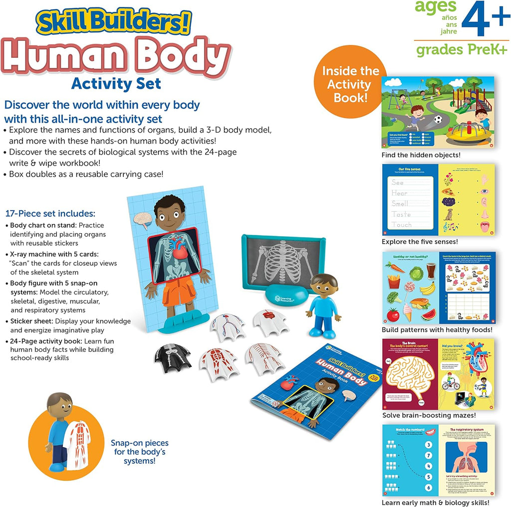 Learning Resources Human Body Activity Set - Little Whispers