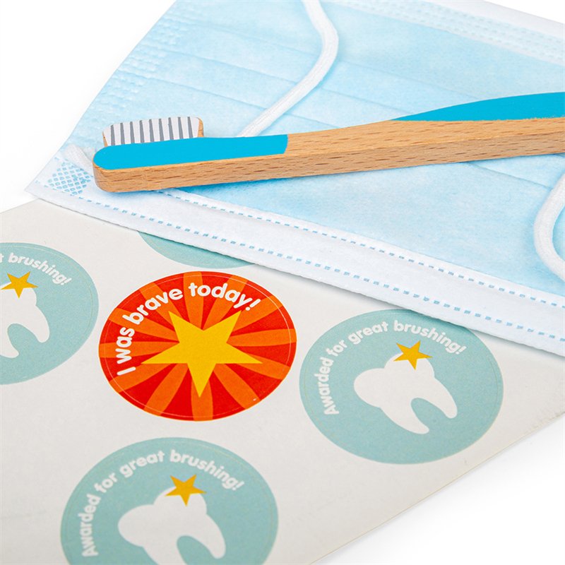 Let's Brush our Teeth Story Sack with Dentist Set - Little Whispers